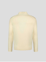 Pull Col Camionneur Uni Grande Taille