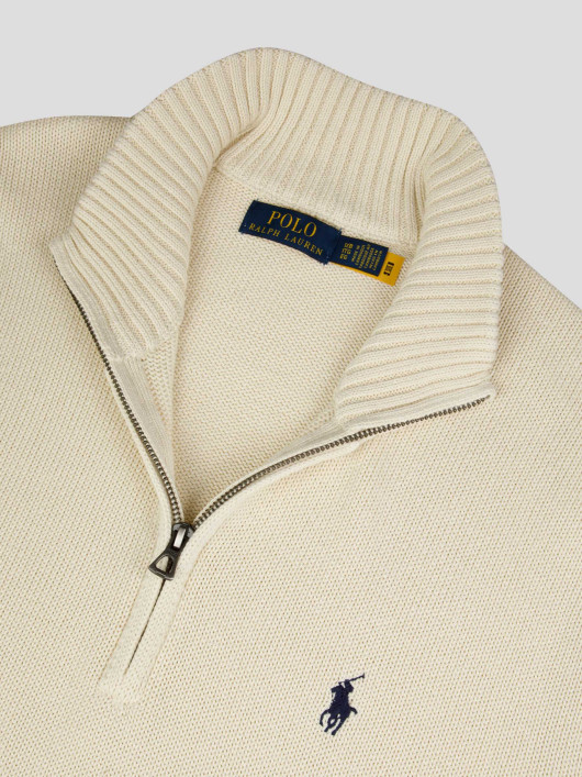 Pull Col Camionneur Uni Grande Taille