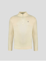 Pull Col Camionneur Uni Grande Taille