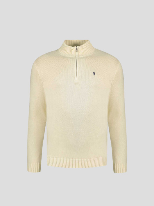 Pull Col Camionneur Uni Grande Taille