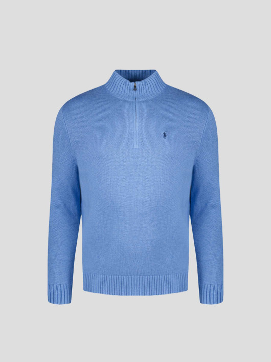 Pull Col Camionneur Grande Taille Bleu