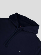 Sweat à Capuche Grande Taille Bleu Marine