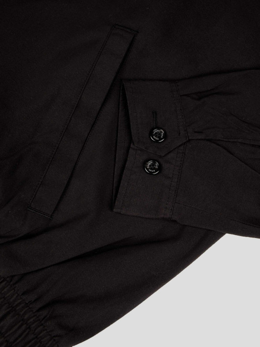 Blouson Uni Grande Taille Noir