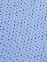 Cravate en Soie Bleu Ciel Micro Motifs Grande Taille | Capelstore