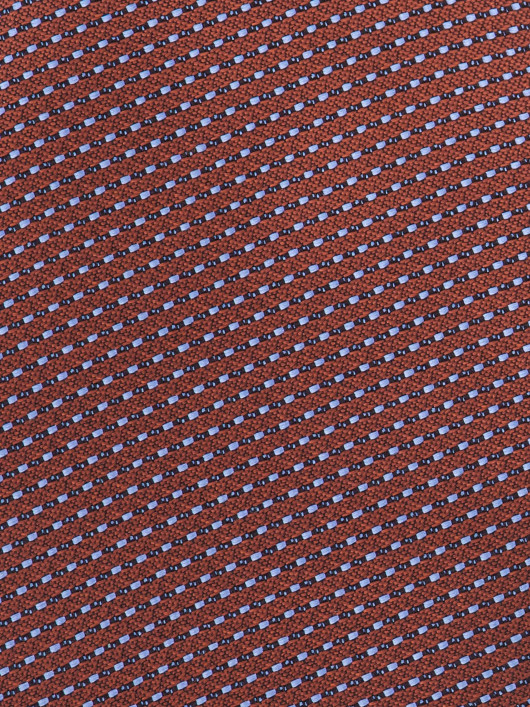 Cravate en Soie Micro Motifs Grande Taille | Capelstore