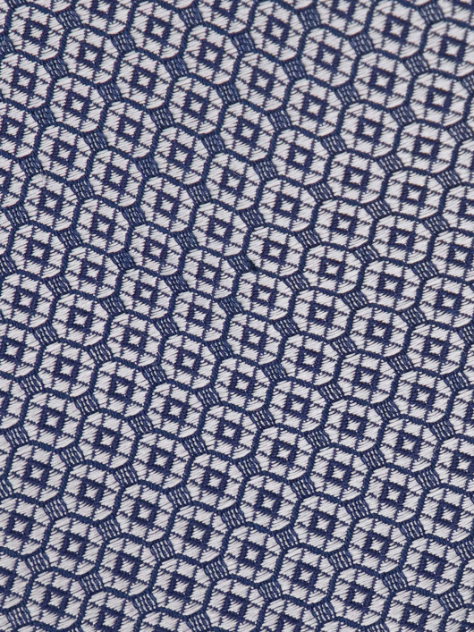 Cravate en Soie Motifs Géométriques Grande Taille | Capelstore