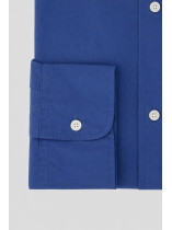 Chemise Popeline Grande Taille Bleue