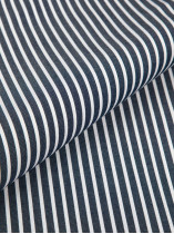 Chemise Rayée Grande Taille Marine et Blanche