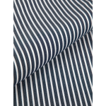 Chemise Rayée Grande Taille Marine et Blanche