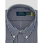 Chemise Rayée Grande Taille Marine et Blanche