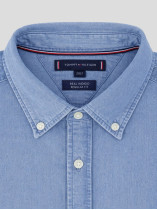 Chemise Denim Grande Taille Délavée