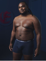 Pack 3 Boxers Unis Bleu Marine  Grande Taille Eminence - Capelstore