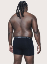 Pack 3 Boxers Grande Taille Noirs et Rouille Eminence - Capelstore