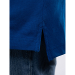 Polo Piqué Bleu Grande Taille Bleu