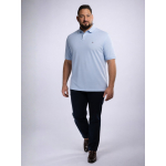 Polo Piqué Grande Taille Bleu Ciel
