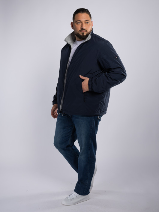 Blouson Réversible Grande Taille Marine