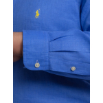 Chemise en Lin Grande Taille Bleue