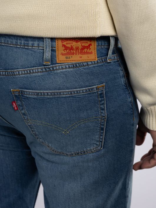 Jean 511 Cloud Watching Grande Taille Délavé