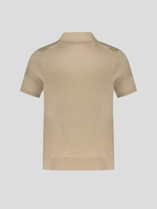 Pull Manches Courtes Col Polo Grande Taille