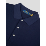 Polo Interlock Grande Taille Bleu Marine