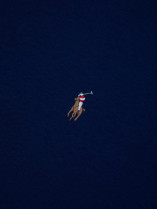 Polo Interlock Grande Taille Bleu Marine