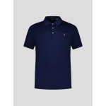 Polo Interlock Grande Taille Bleu Marine