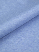 Polo Interlock Grande Taille Bleu Ciel