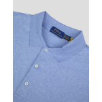 Polo Interlock Grande Taille Bleu Ciel