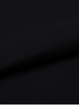 Polo Piqué Uni Grande Taille Noir