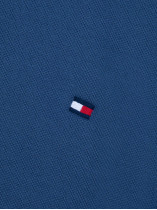 Polo Piqué Uni Grande Taille Bleu Indigo