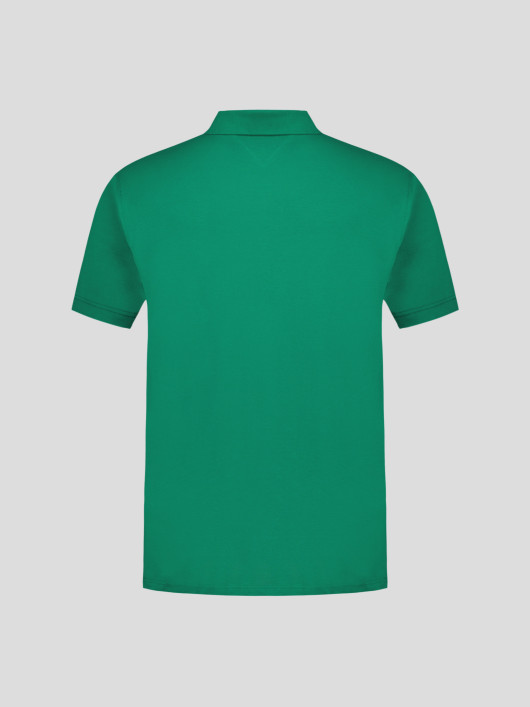 Polo Piqué Uni Grande Taille Vert
