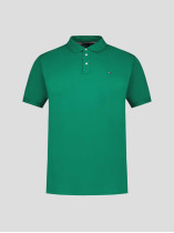 Polo Piqué Uni Grande Taille Vert