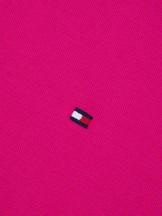 Polo Piqué Uni Grande Taille Magenta