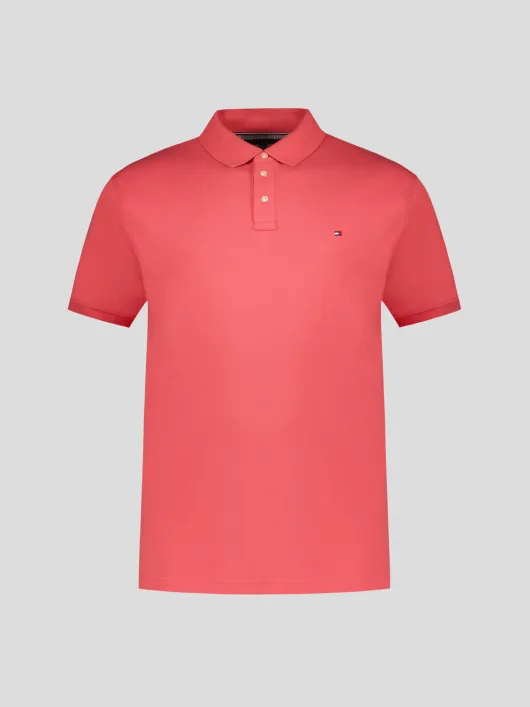 Polo Piqué Uni Grande Taille Orange