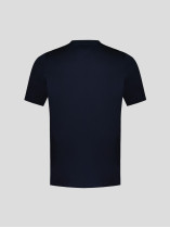 Tee-Shirt avec Bandes Sur Le Coté Grande Taille Marine