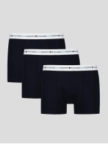 Boîte 3 Boxers Grande Taille Marine