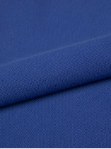 Polo Piqué Uni Grande Taille Bleu Marine