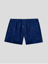 Caleçon Motifs Floraux Grande Taille Marine