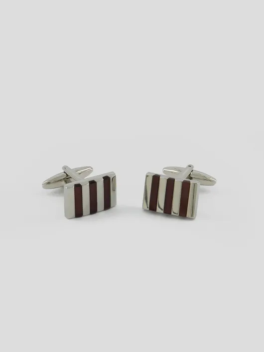 Boutons De Manchette Rectangle