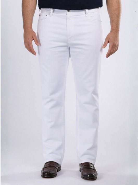 Jean Grande Taille Blanc
