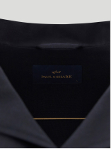 Blouson Surchemise en Laine Mélangée Grande Taille