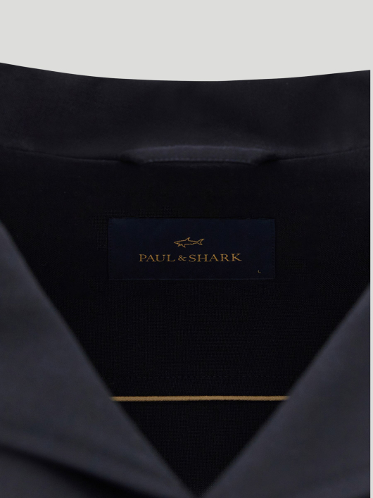 Blouson Surchemise en Laine Mélangée Grande Taille