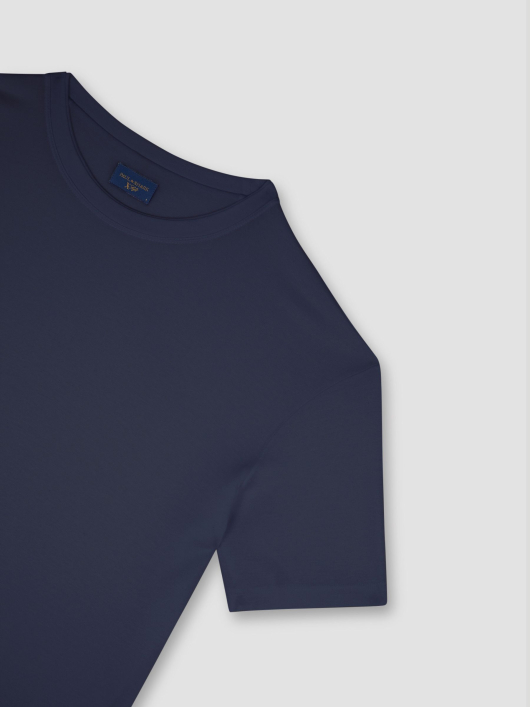 Tee-Shirt Jersey Grande Taille Marine