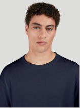 Tee-Shirt Jersey Grande Taille Marine