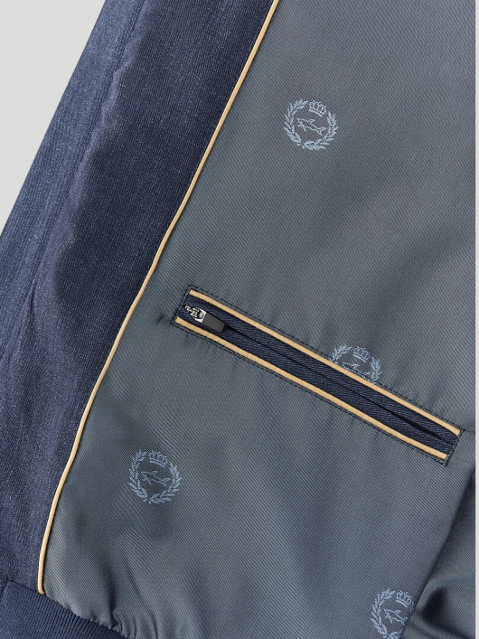 Bombers Grande Taille Marine