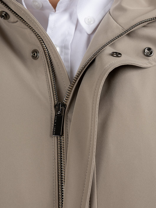 Parka Caban Beige Paul& Shark Grande Taille beige homme grande taille - Capelstore