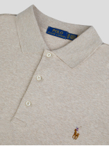 Polo Interlock Grande Taille Beige