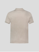 Polo Interlock Grande Taille Beige