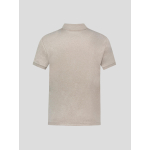 Polo Interlock Grande Taille Beige