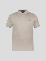 Polo Interlock Grande Taille Beige